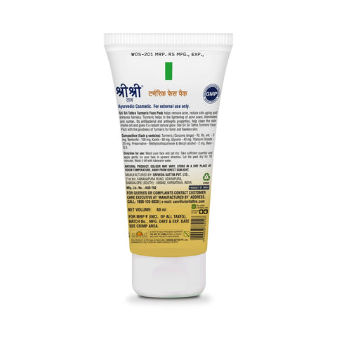 Sri Sri Tattva Turmeric Face Pack 60g